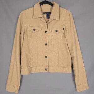 Abercrombie & Fitch Women’s Authentic Quality Corduroy Jacket Button Y2K SMALL‎
